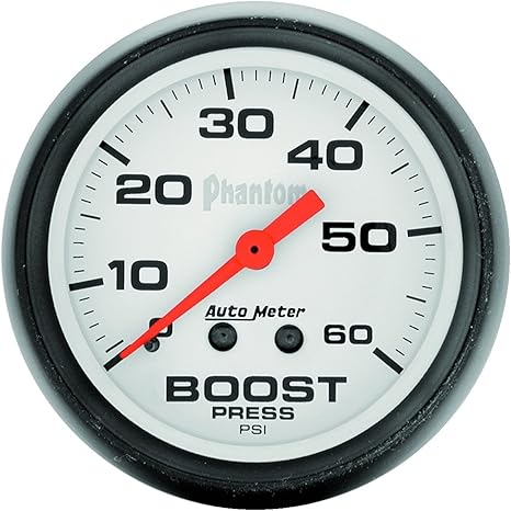 Auto Meter 5705 Phantom Mechanical Boost Gauge , 2.3125 in.