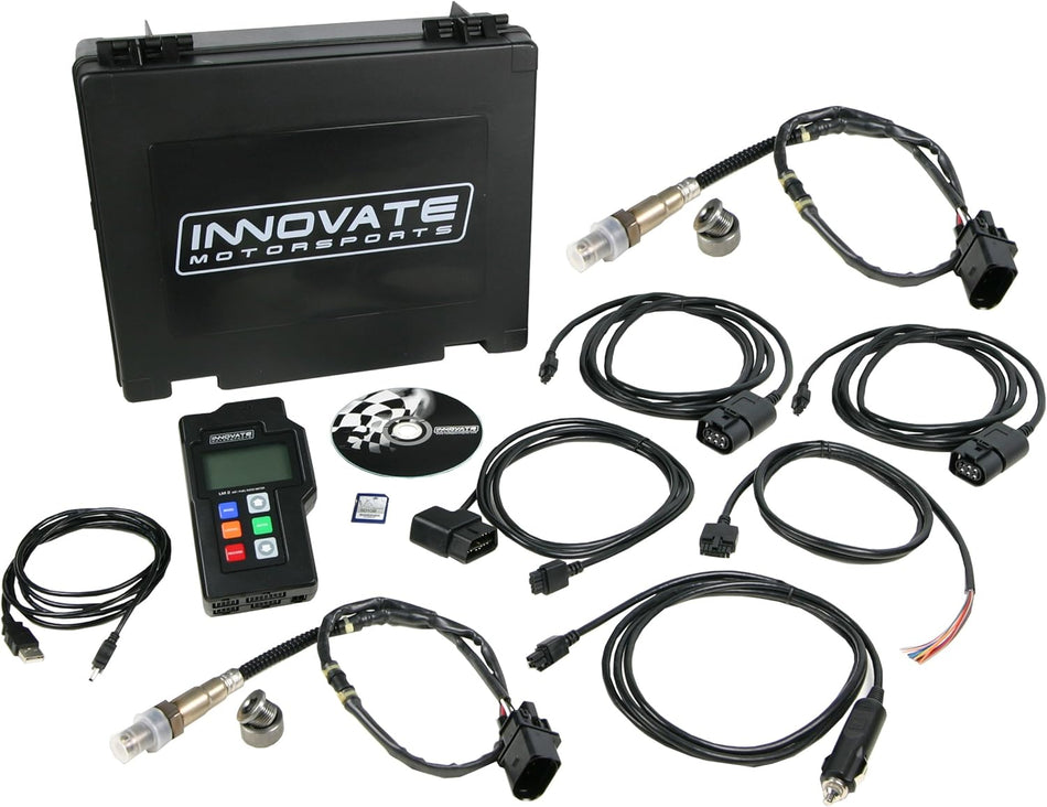 Innovate Motorsports 3807 LM-2 Digital Dual Air/Fuel Ratio Wideband Meter (2 O2 Sensors) and OBD-II Scan Tool