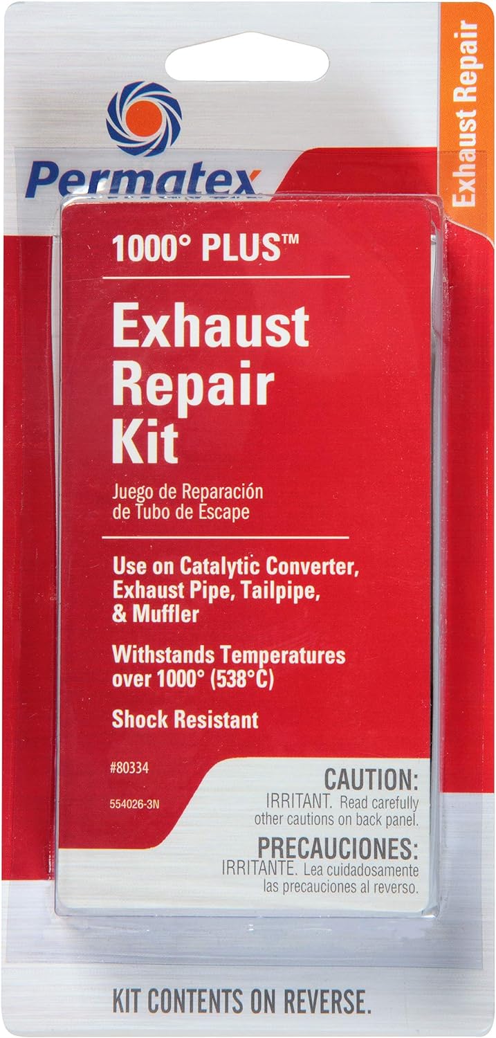 Permatex 80334 1000 Degree Plus Exhaust Repair Kit, Single Unit