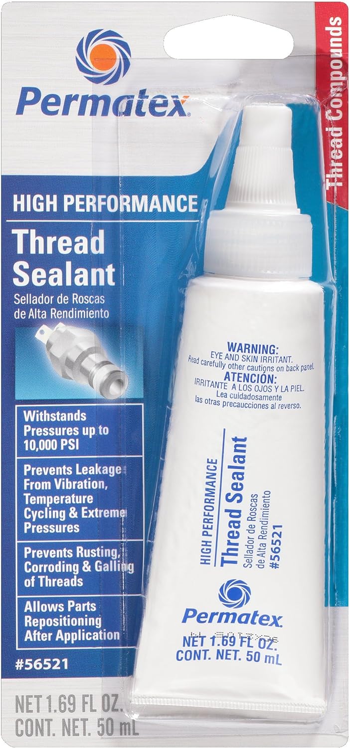 Permatex 56521 High Performance Thread Sealant, 50 ml