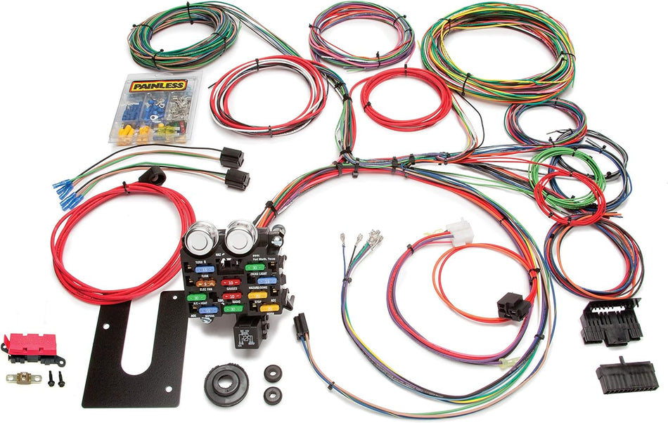 Painless Performance 10101 Classic Customizable Chassis Harness - GM Keyed Column - 21 Circuits