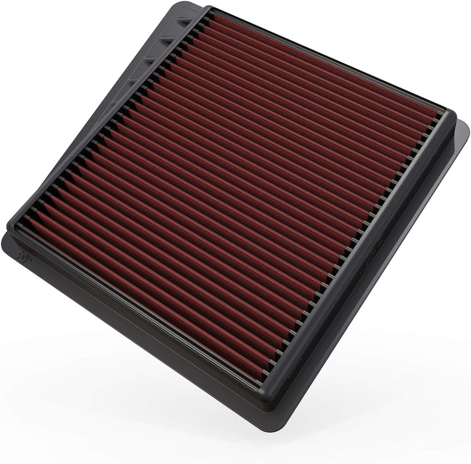 K&N Engine Air Filter: High Performance, Premium, Washable, Replacement Filter: 2016-2019 Nissan Titan XD V8 , 33-5058