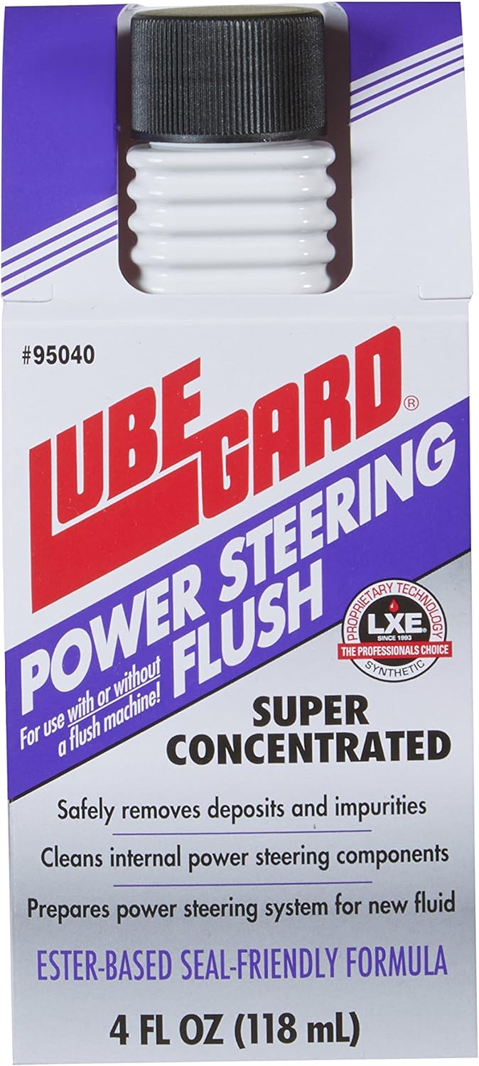 Lubegard 95040 Power Steering Flush, 4 fl. oz.