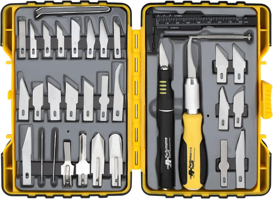 Performance Tool W1709 36 pc Hobby Knife Set