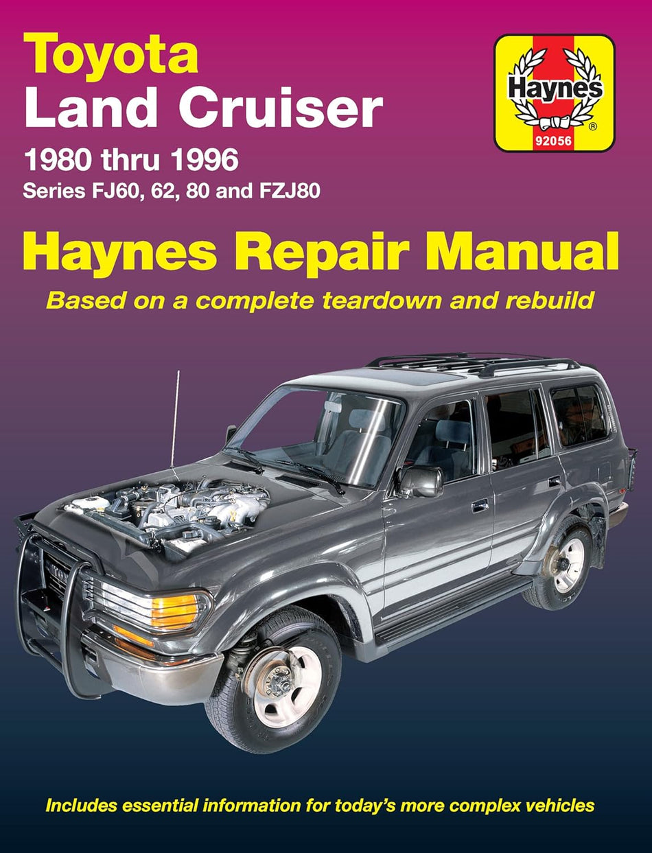 Toyota Landcruiser Series FJ60, 62, 80 and FZJ80, 1980-1996 (Haynes Manuals)