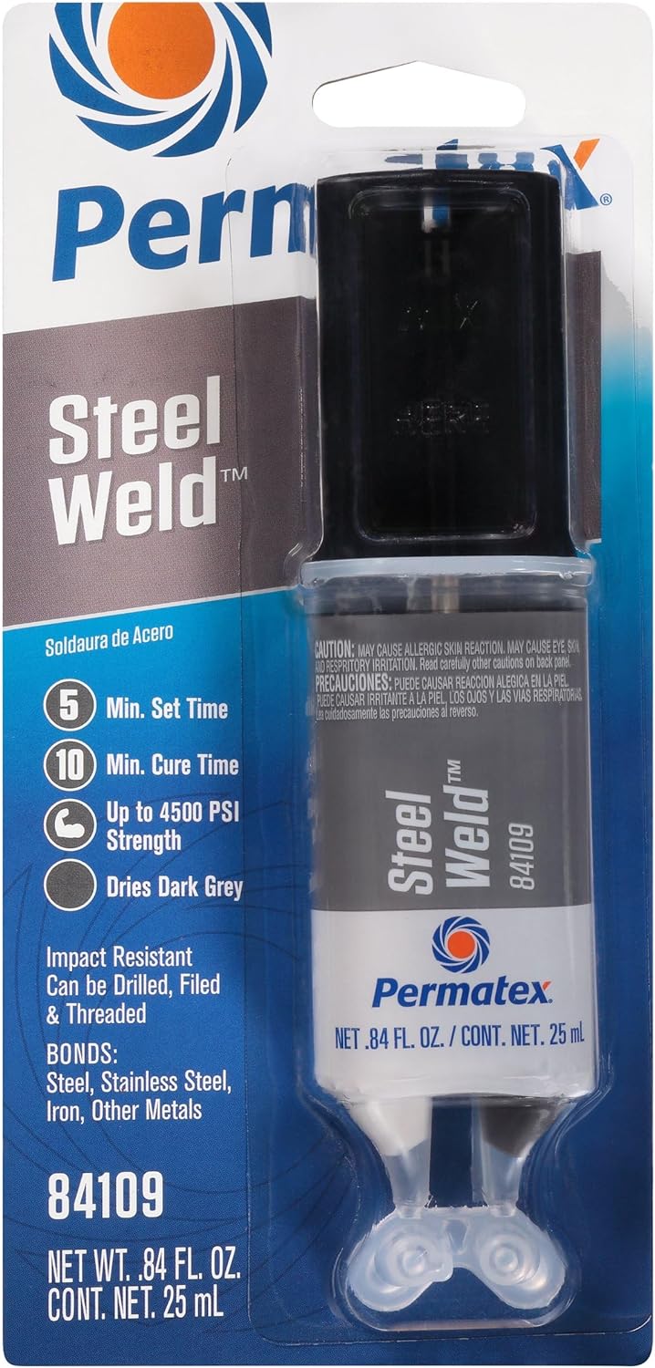 Permatex 84109 PermaPoxy 4 Minute Multi-Metal Epoxy, 0.84 oz.