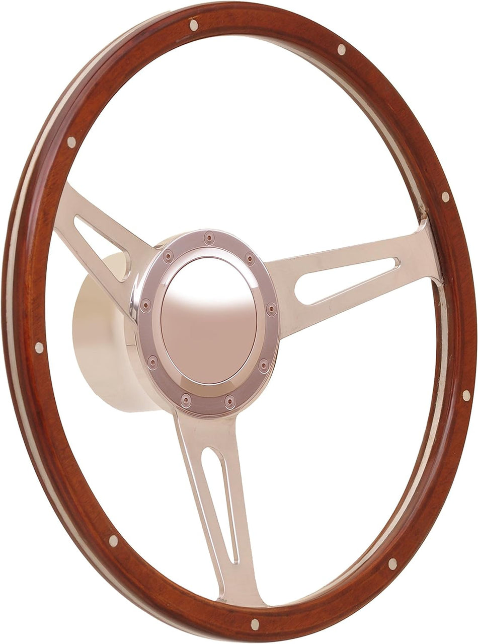 GT Performance 38-4247 Cobra Wood Steering Wheel
