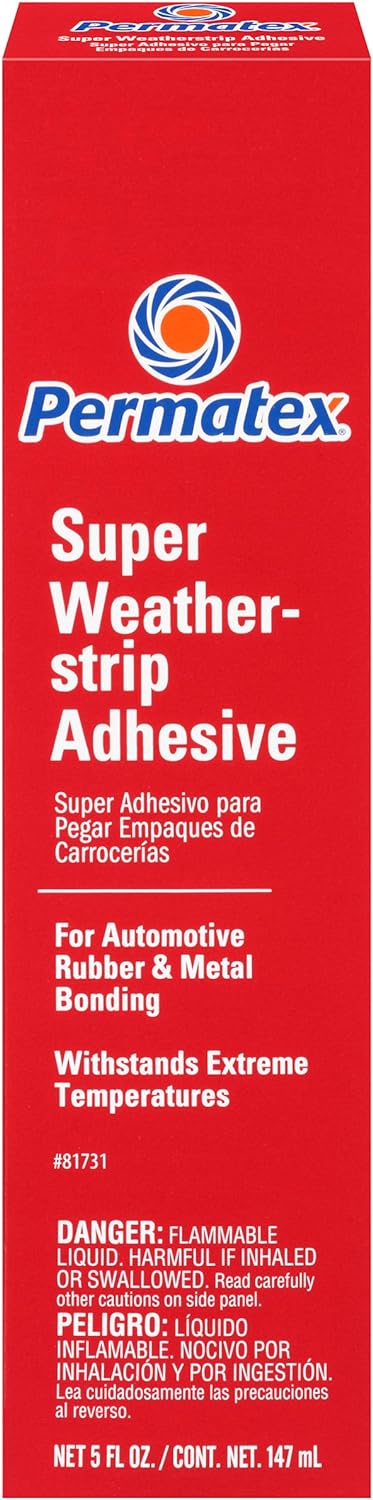 Permatex 81731 Super Weatherstrip Adhesive, 5 oz.