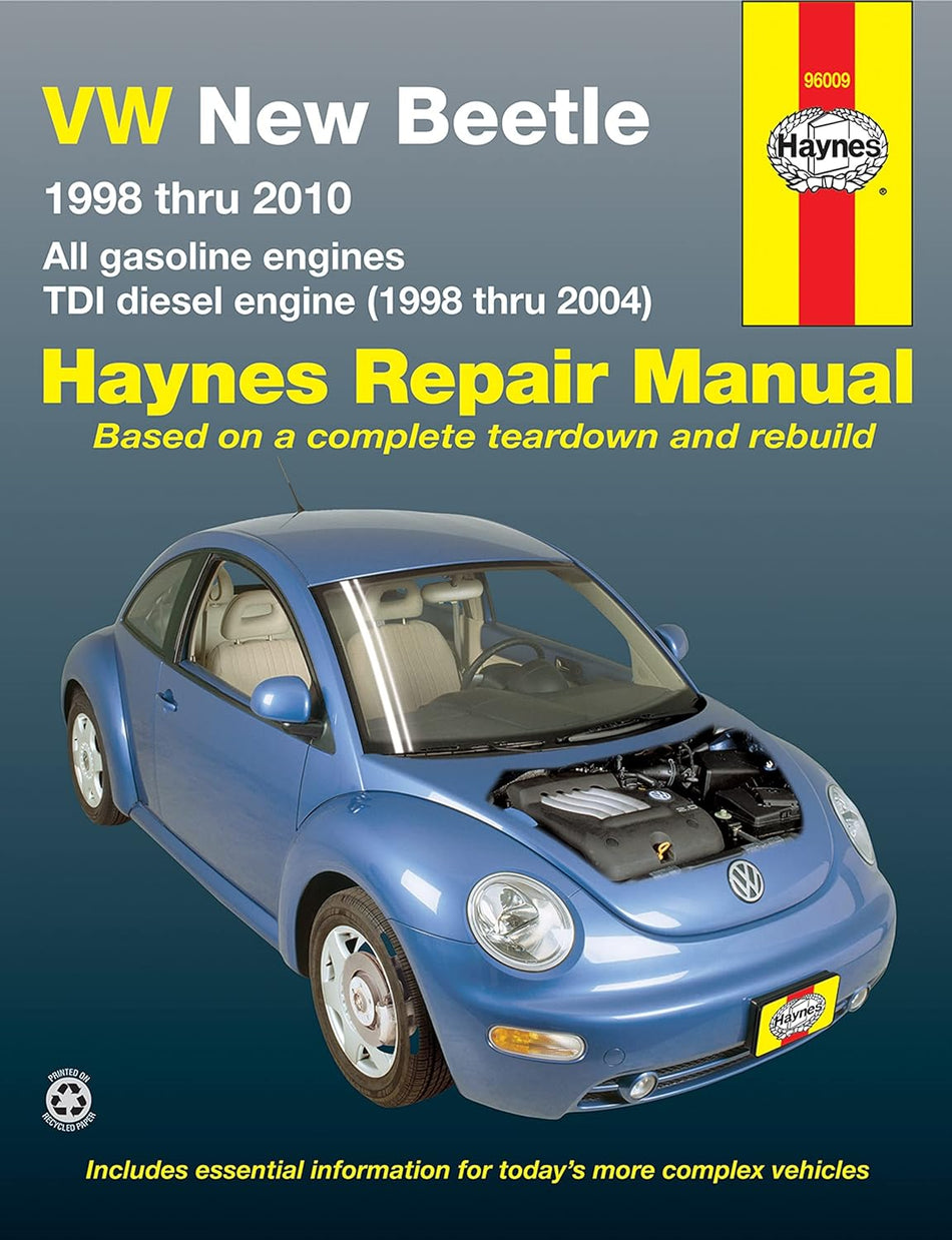 VW New Beetle 1998-2010 Repair Manual (Haynes Repair Manual)