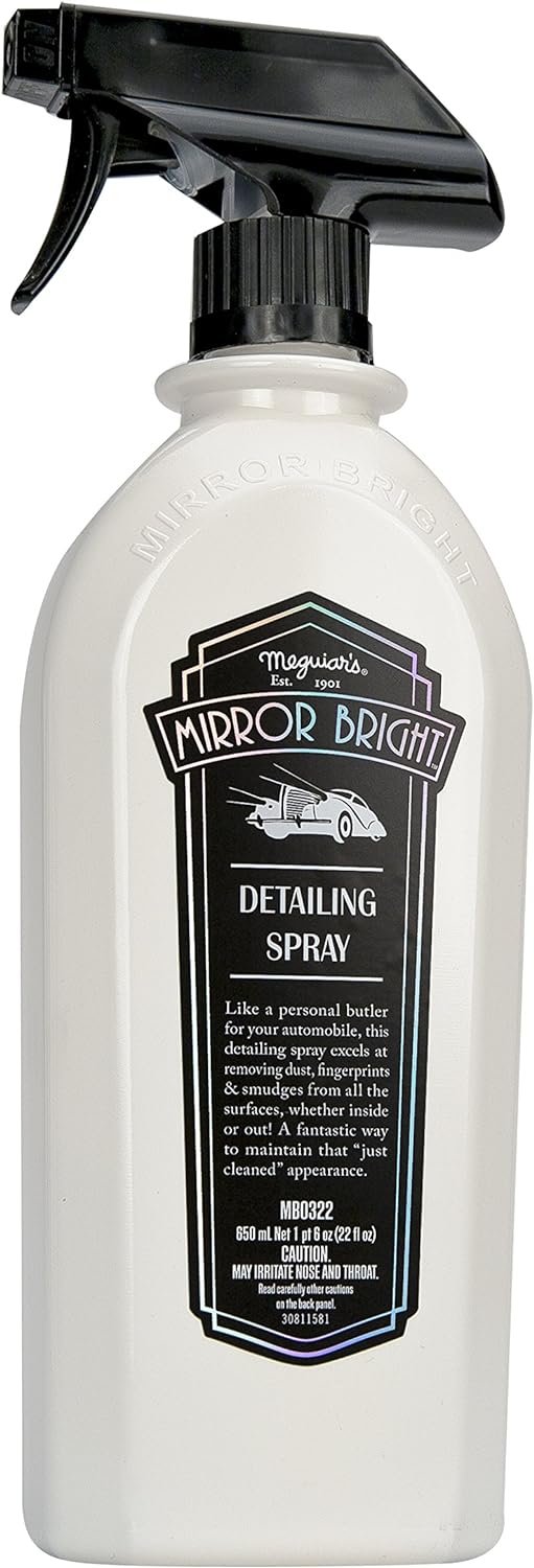 Meguiar’s MB0322 Mirror Bright Detailing Spray, 22 Fluid Ounces