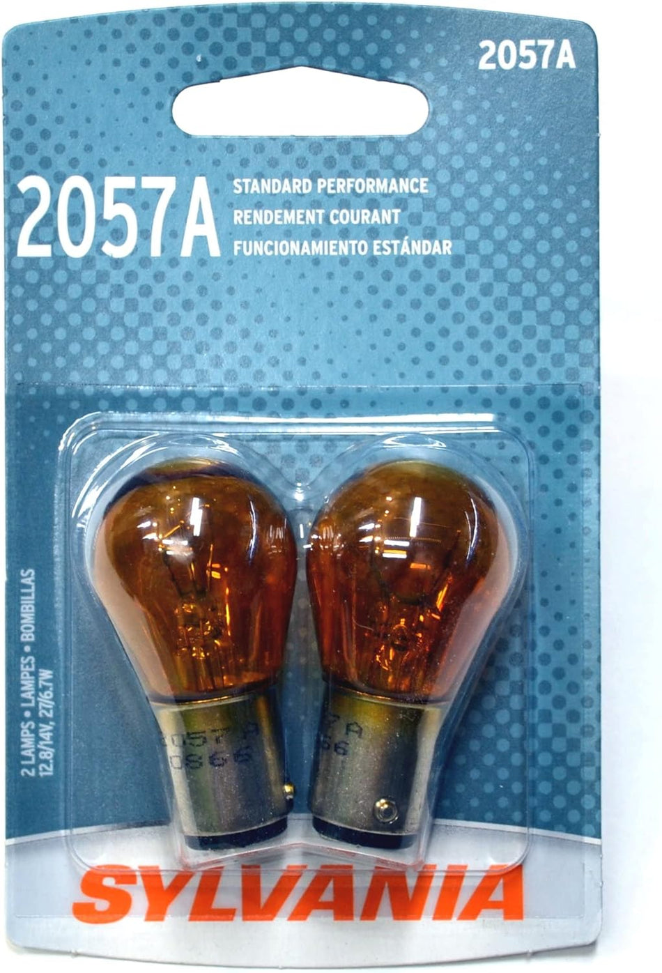 Sylvania 2057A.BP2 Card 2 Lamp, 1 Pack