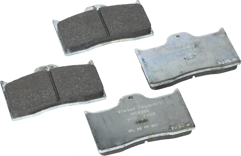 Wilwood 15E-6096K Dynalite II Caliper E Type Brake Pad Set - 4 Piece