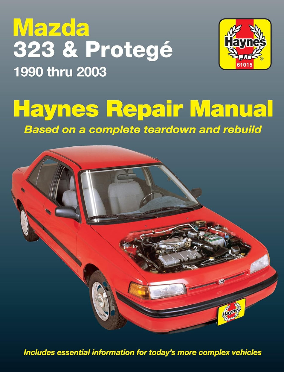 Mazda 323 & Protege (90-03) Haynes Repair Manual (Does not include information specific to 4WD models or turbocharged models. Includes vehicle coverage apart from the specific exclusion noted)