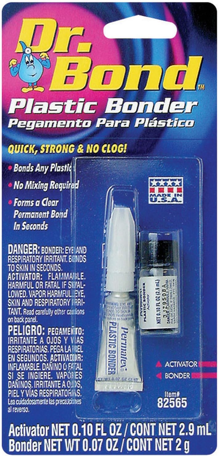 Permatex 82565 Plastic Bonder, 2 g, Single Unit