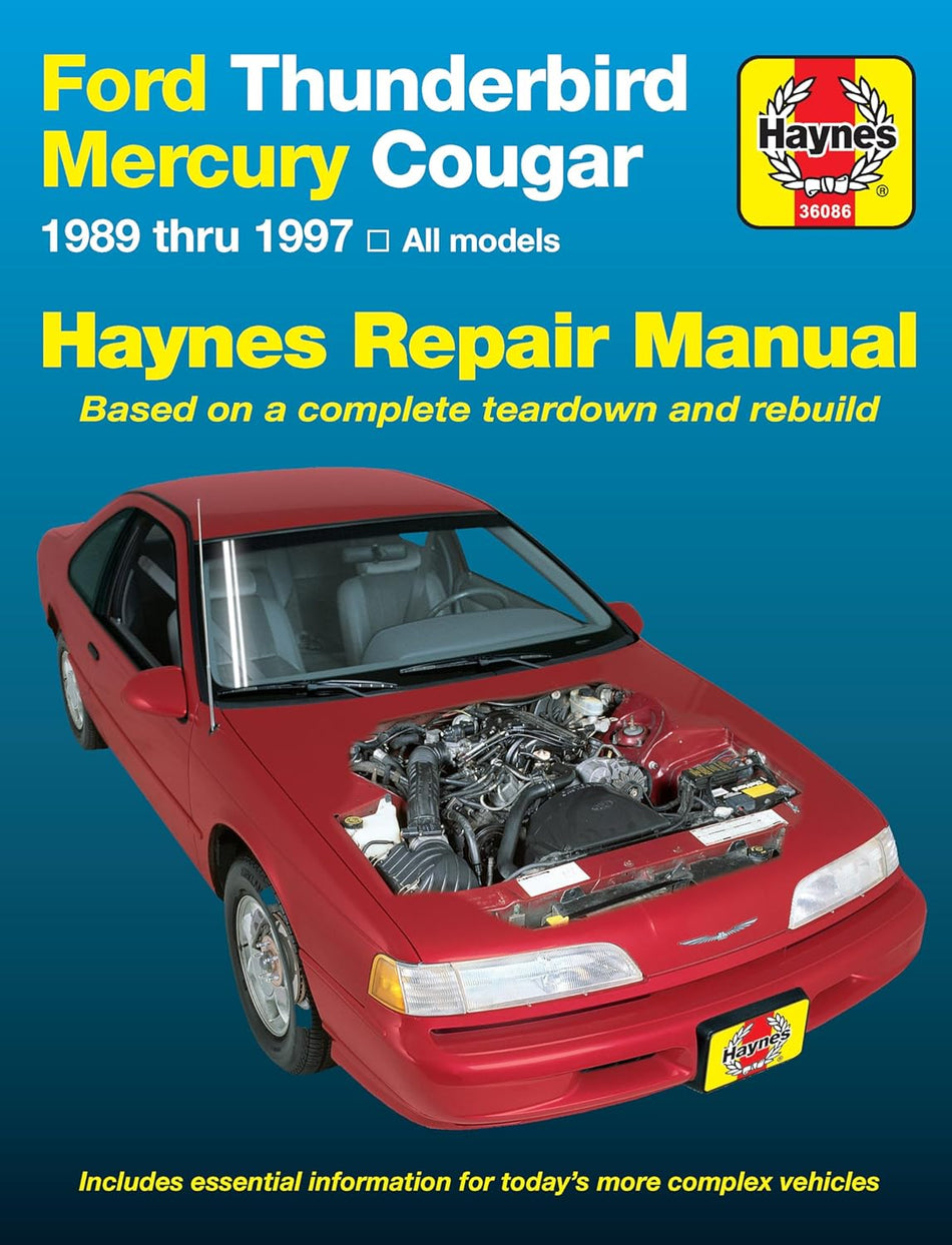 Ford Thunderbird & Mercury Cougar (1989-1997) Haynes Repair Manual (Haynes Repair Manuals)