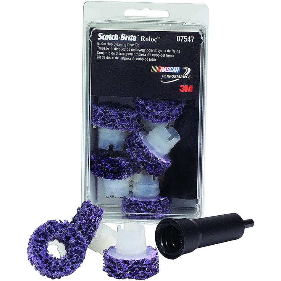 3M 07547 Scotch-Brite Roloc Brake Hub Cleaning Disc Kit