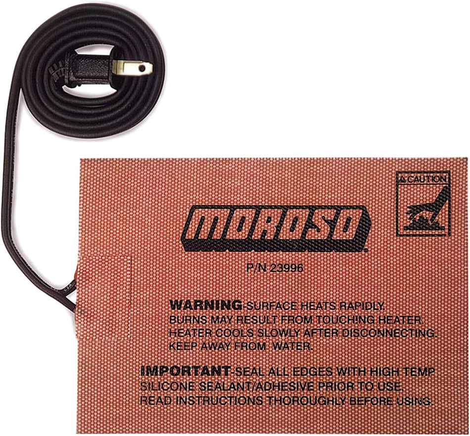 Moroso 23996 5" x 7" Self Adhesive External Heating Pad