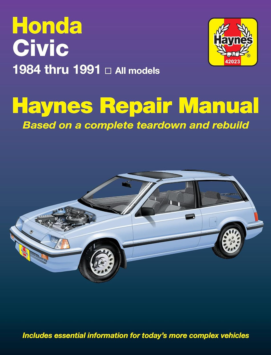 Honda Civic 1984 Thru 1991: All Models (Haynes Manuals)