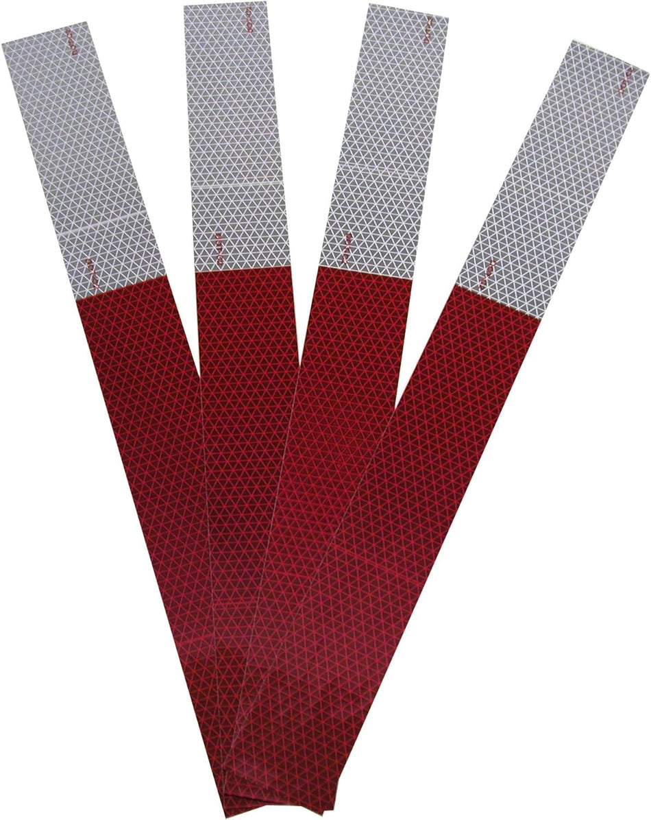 Peterson Manufacturing 465-4K Red/White Reflective Marking Tape
