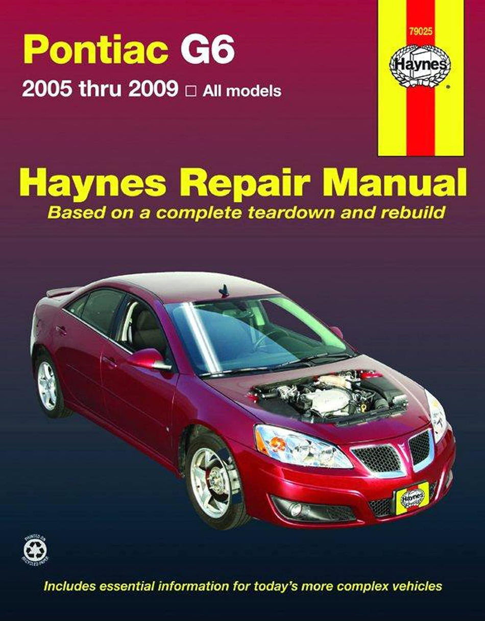 Pontiac G6, 2005-2009 (Haynes Repair Manual)