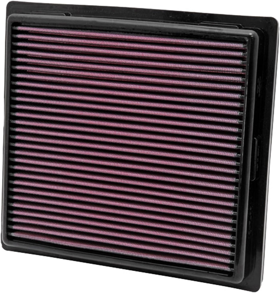 K&N Engine Air Filter: High Performance, Premium, Washable, Replacement Filter: 2010-2019 Jeep/Dodge SUV V6/V8 (Grand Cherokee, Durango), 33-2457