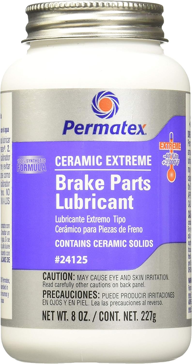 Permatex 24125 Ceramic Extreme Brake Parts Lubricant, 8 oz., Pack of 1