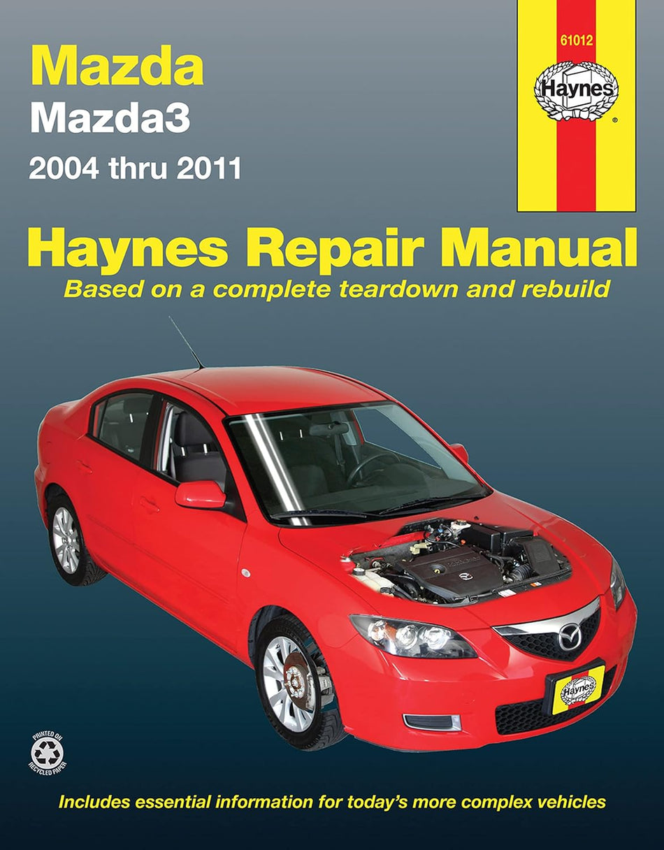 Mazda3 2004 thru 2011 (Haynes Repair Manual)