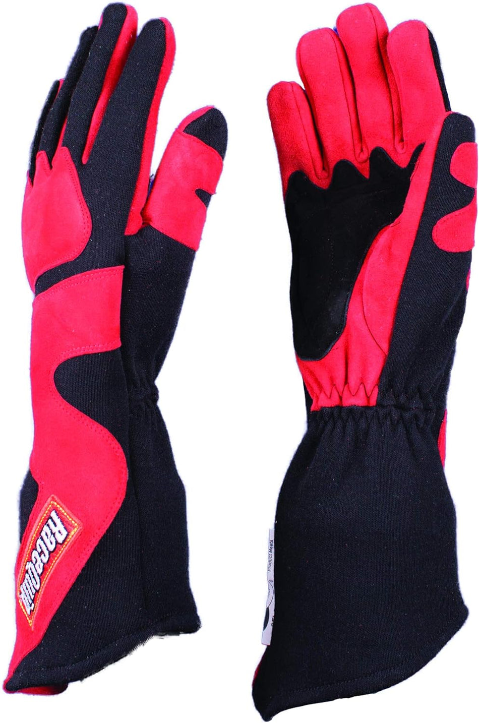RACEQUIP Unisex-Adult MED LNG ANGLE CUT (Black/Red, Medium)