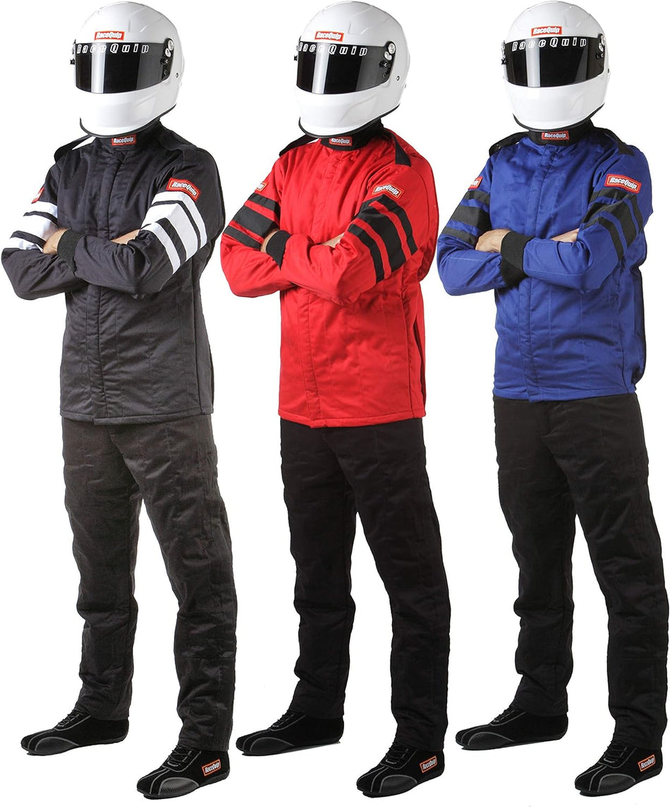 RaceQuip 121007 121 Series XX-Large Black SFI 3.2A/1 Multi-Layer Driving Jacket