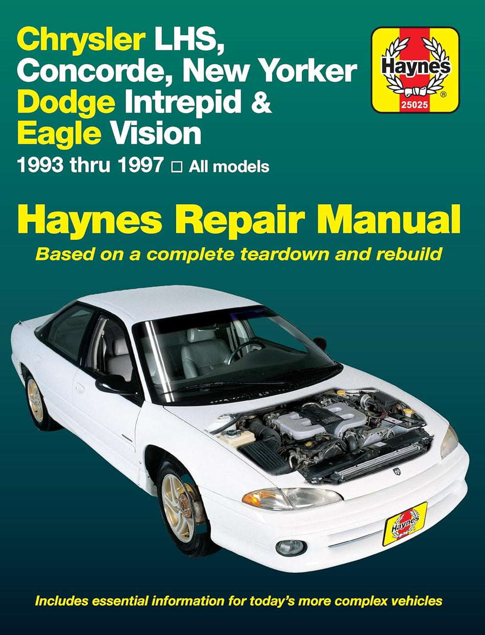 Chrysler LHS, Concorde, New Yorker, & Dodge Intrepid & Eagle Vision (93-97) Haynes Repair Manual