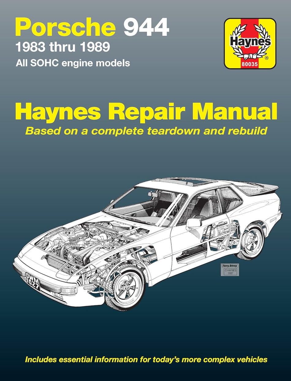 Porsche 944: Automotive Repair Manual--1983 thru 1989, All Models Including Turbo (Haynes Manuals)