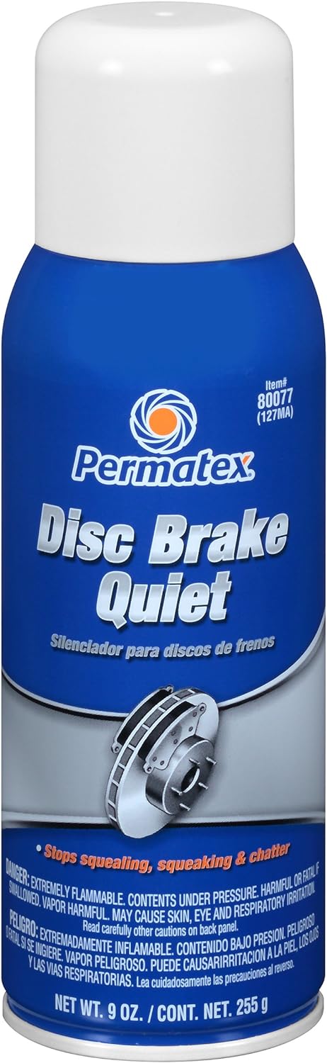 Permatex 80077 Disc Brake Quiet, 9 oz. net Aerosol Can