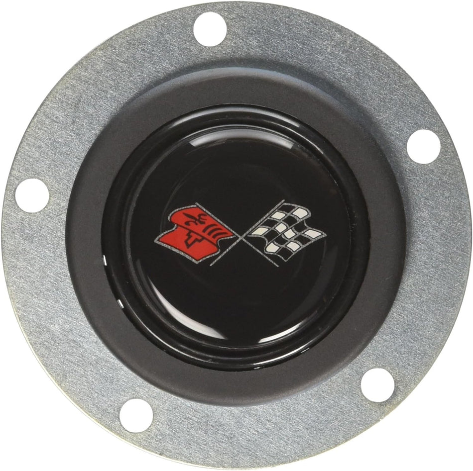 Grant 5652 Signature Series Horn Button (Corvette Flags)