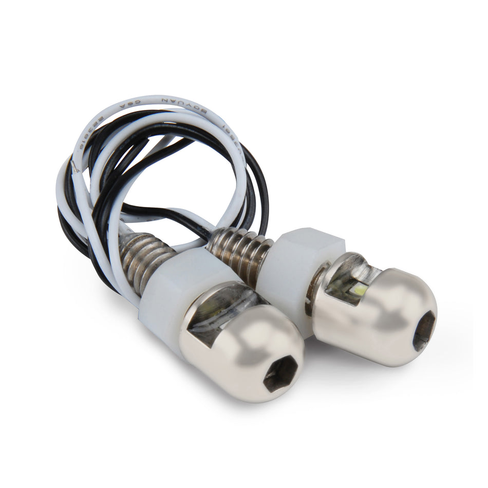 Design Engineering 30302 DEI 30302 Lite'N Boltz LED License Plate Lighting Kit Satin 2-Pack 030302