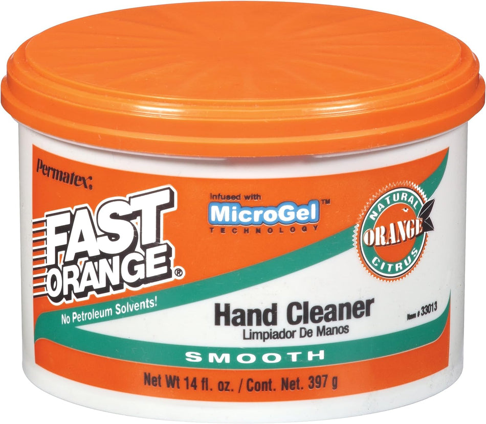 Permatex 33013 Fast Orange Smooth Cream Hand Cleaner, 14 oz., 14 Ounce