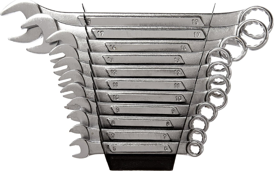 Performance Tool W1066 12-Piece MET Wrench Set with Rack