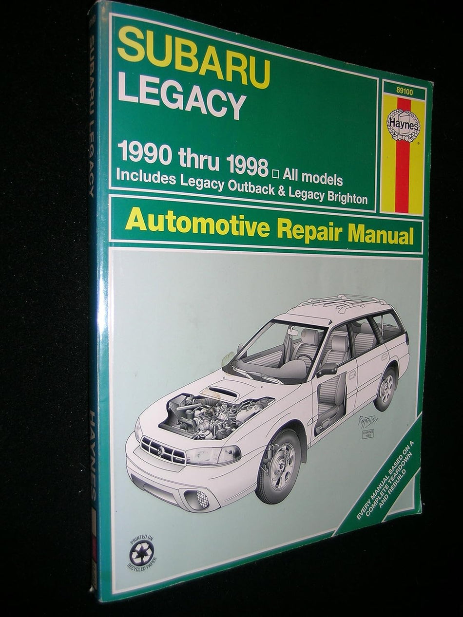 Subaru Legacy, 1990-1998: Includes Legacy Outback and Legacy Brighton (Haynes Manuals)