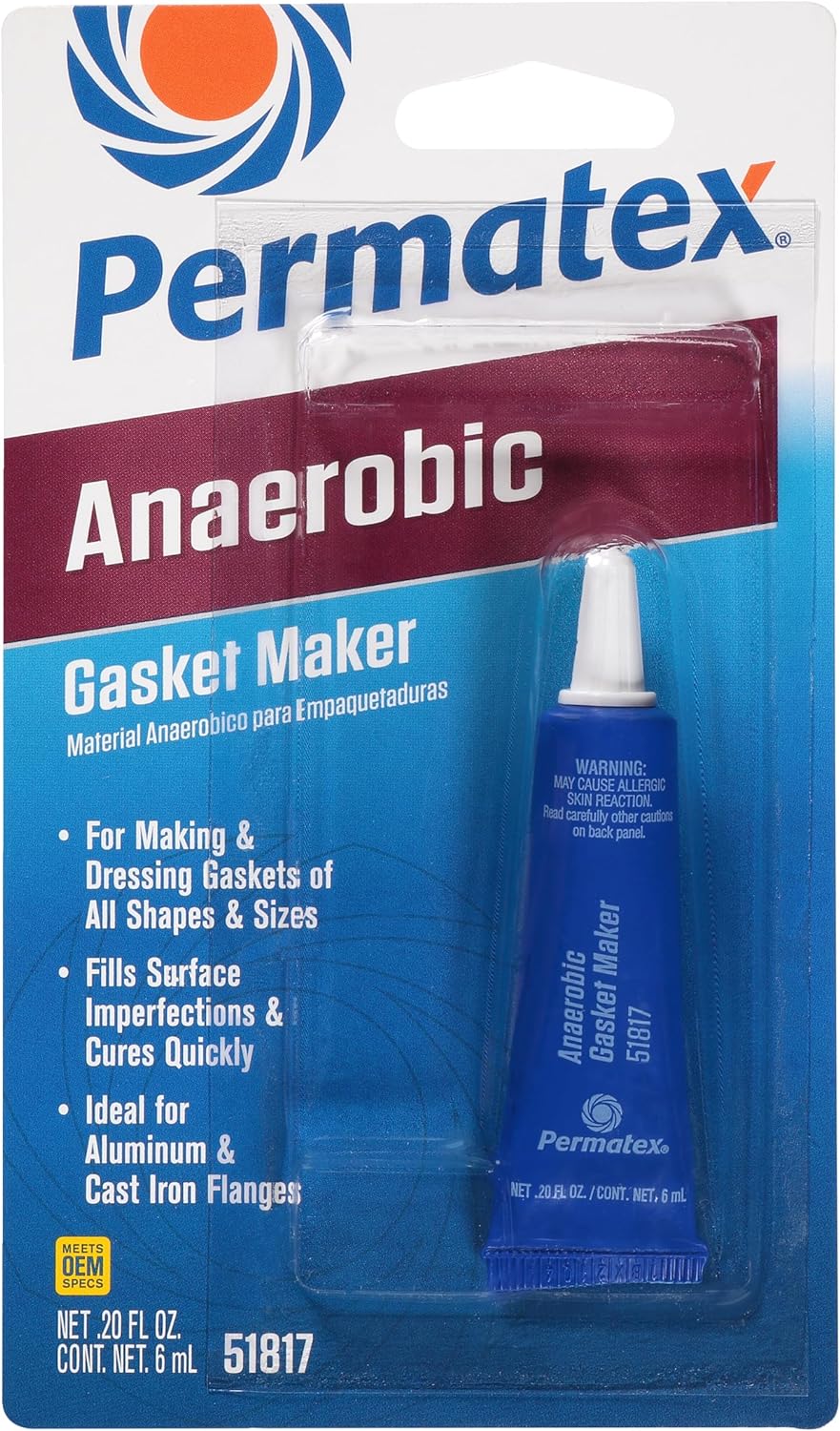 Permatex 51817 Anaerobic Gasket Maker, 6 ml Tube