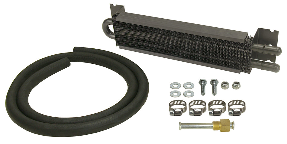 Derale 13222 2 Pass 13" Series 7000 Copper/Aluminum Frame Rail Transmission Cooler, 11/32"