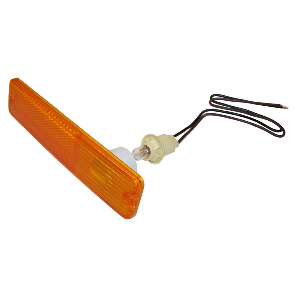 Crown Automotive Jeep Replacement 994020K Crown Automotive - Metal Amber Side Marker Light Kit