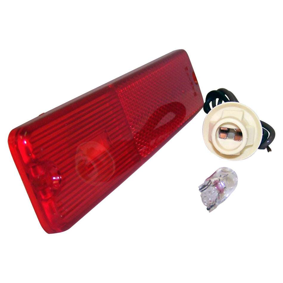 Crown Automotive Jeep Replacement 994021K Crown Automotive - Metal Red Side Marker Light Kit