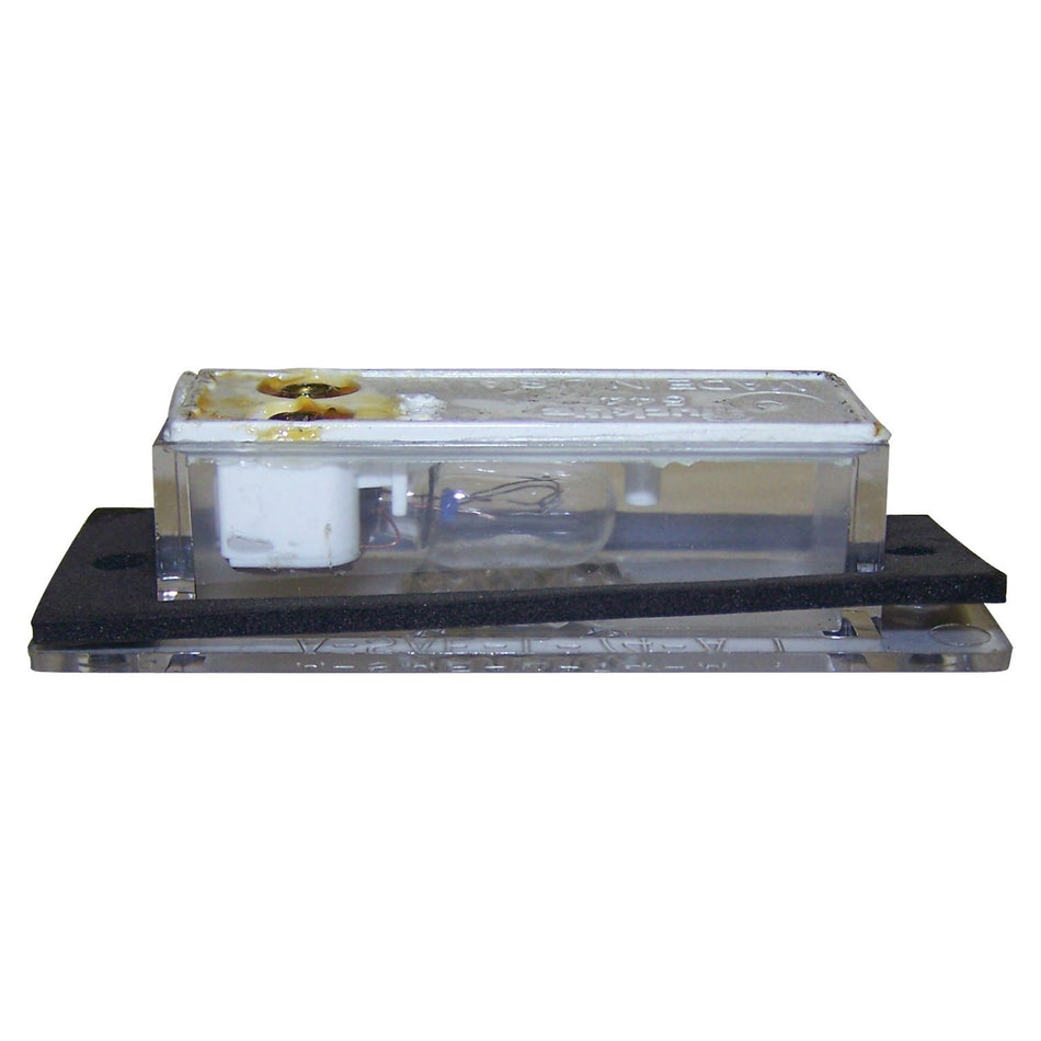 Crown Automotive Jeep Replacement J3670544 Crown Automotive - Plastic Black License Plate Light