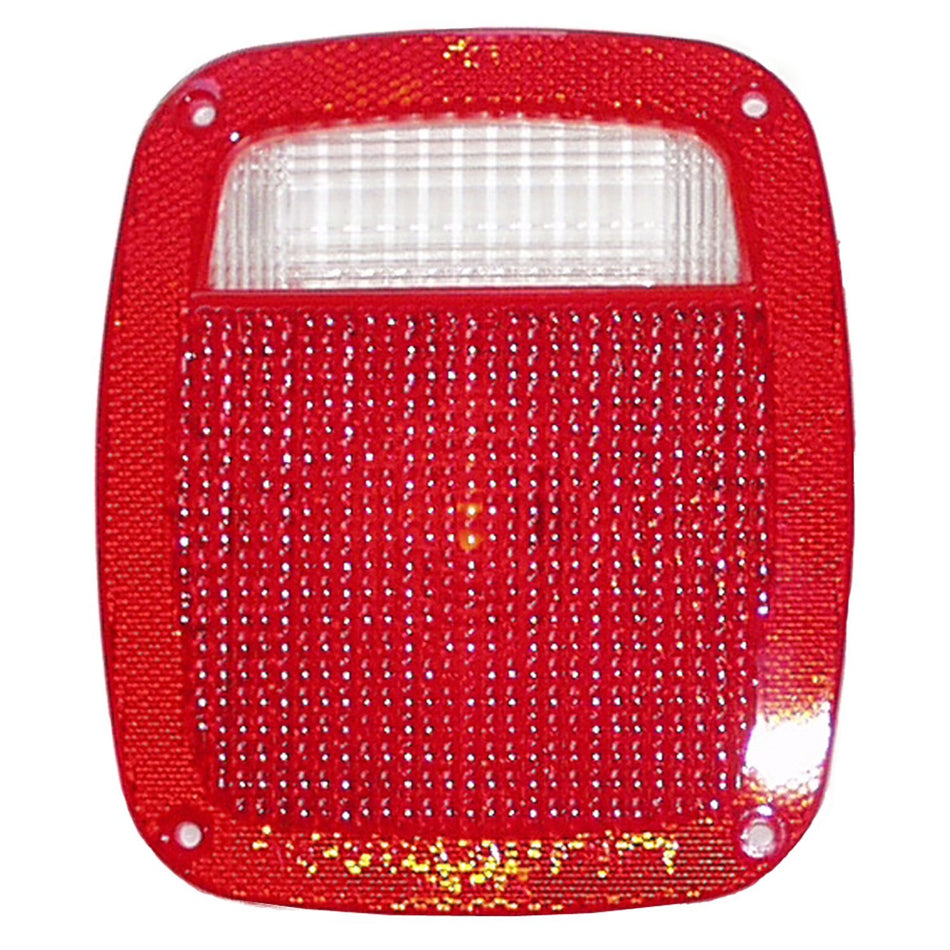 Crown Automotive Jeep Replacement J8129642 Crown Automotive - Plastic Red Tail Light Lens