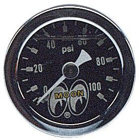 Moon Pressure Gauge 0-100 LBS