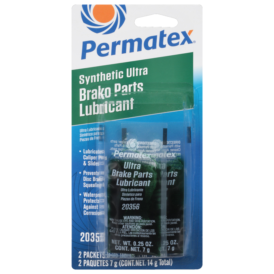 Permatex 20356 Ultra Disc Brake Caliper Lube, 14 g