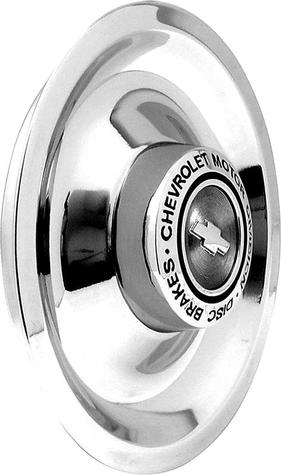 Rally Wheel Cap; Disc Brake Wording; Chrome Base; Chrome Plated Die Cast Ornament