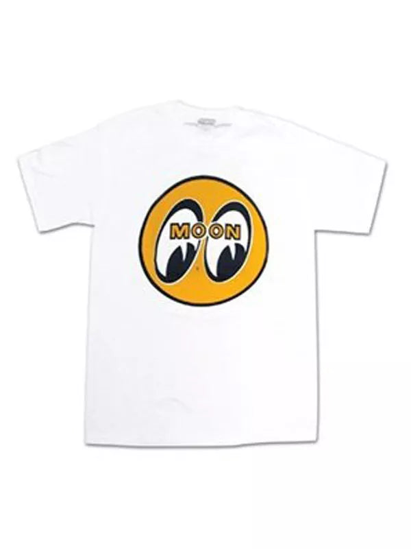 Mooneyes Original White Tshirt Large (TM001WHL)