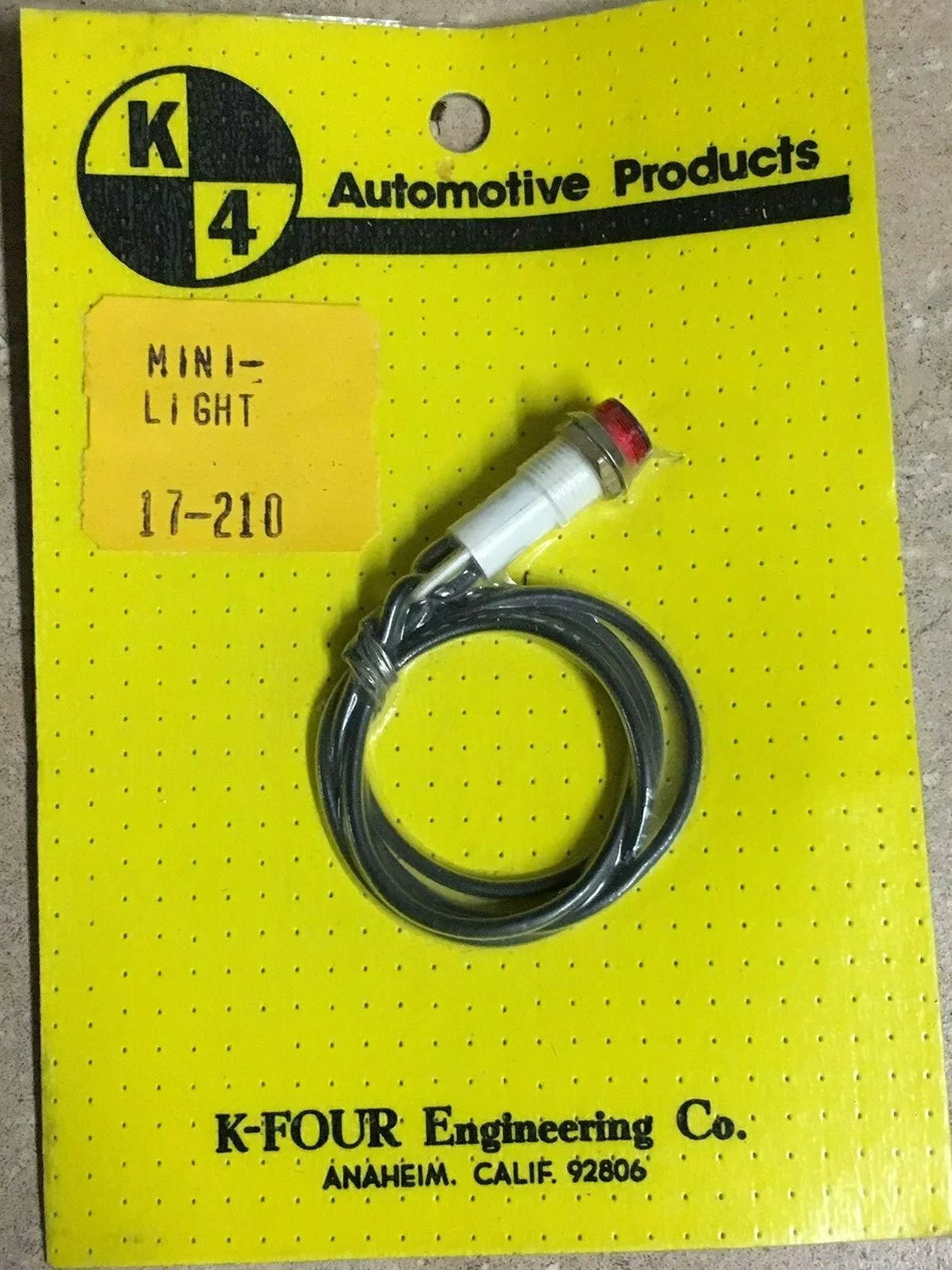 MINI INDICATOR LIGHT -- 210 SERIES -- RED