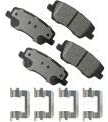 Akebono ACT1659 Ultra premium Brake pad Set, grey