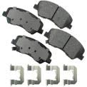 Akebono Brake Pad Set, grey (ACT1593)